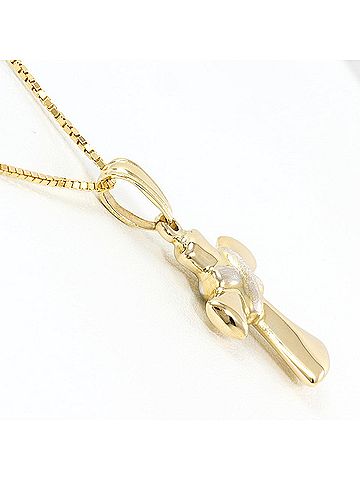 Unbranded K14 14K Yellow Gold Necklace, Total Weight 2.8g, 40cm, Like New Condition (view 2)