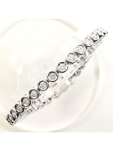 Unbranded PT850 Platinum Bracelet with 2.02ct Diamonds, Certificate of Authenticity, Total Weight 17.8g, 17.5cm, Like New Condition. (view 1)