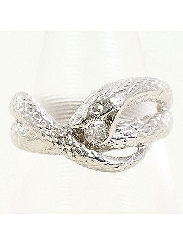 Unbranded PT900 Platinum Ring with 0.07ct Diamond, Certificate of Authenticity, Total Weight 4.1g, Like New Condition. (view 1)