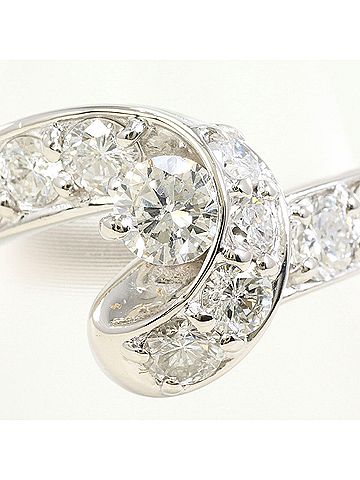 Unbranded PT900 Platinum Ring, 1 Diamond, 1.04ct, with Certificate of Authenticity, Total Weight 7.0g, Like New Condition. (view 2)