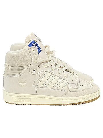 adidas Originals Adidas Centennial 85 Hi "Off White" Sneakers in White Suede (view 1)