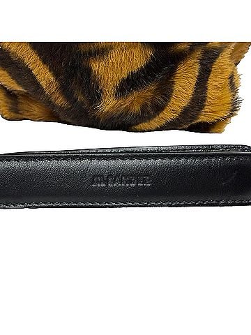 Jil Sander  Jil Sander Tiger-Print Bucket Bag in Brown Pony Hair (view 2)