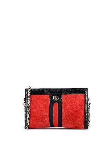 Gucci Ophidia Chain Shoulder Bag Suede Small (view 1)