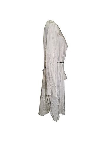 Bottega Veneta Bottega Veneta Belt Dress in Off-White Silk (view 2)