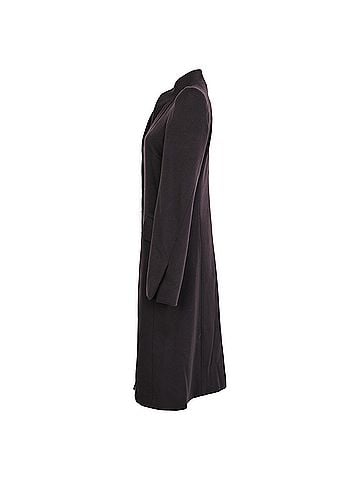 Céline  Celine Single-Breasted Coat in Black Wool (view 2)