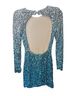 Hello Molly 100% Polyester 97% Polyester 3% Elastane Multi Color Cocktail Dress Size 4 - photo 2