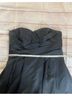 David's Bridal 100% Polyester 100% Polyester Solid Black Cocktail Dress Size 18 - photo 9