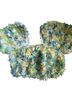 Anthropologie 100% Polyester 20% Cotton 80% Polyester Floral Multi Color Short Sleeve Blouse Size S - photo 2