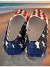 Floafers 100% Acrylic Stars Stripes Red White Blue Flats Size 7 - photo 6
