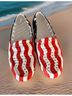 Floafers 100% Acrylic Stars Stripes Red White Blue Flats Size 7 - photo 3