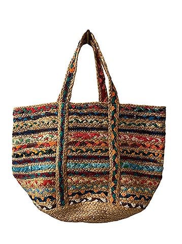 Shiraleah Chicago Fiesta Woven Tote Tote (view 1)