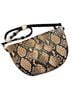 Clare V. 100% Leather Snake Print Tan Belt Bag One size - photo 2