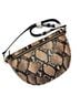 Clare V. 100% Leather Snake Print Tan Belt Bag One size - photo 1