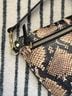 Clare V. 100% Leather Snake Print Tan Belt Bag One size - photo 4