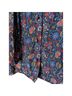 DÔEN 100% Silk Floral Paisley Blue Long Sleeve Blouse Size XS - photo 8