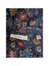 DÔEN 100% Silk Floral Paisley Blue Long Sleeve Blouse Size XS - photo 3
