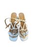 Shoedazzle White Heels Size 7 1/2 - photo 1