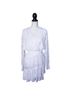 Lilly Pulitzer 100% Polyester Floral White Casual Dress Size 10 - photo 1
