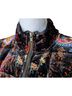 Johnny Was Paisley Black Multi Color Jacket Size XS - photo 5