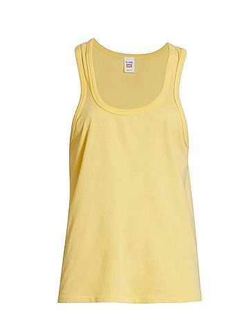 RE/DONE Relaxed Cotton Beach Tank Tank Top (view 1)