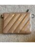 Think Royln Tan Leather Clutch One size - photo 4