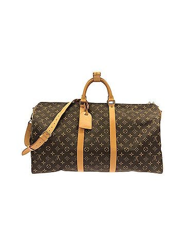 Louis Vuitton Louis Vuitton Monogram Keepall Bandoulière 55cm M41414 Boston Bag (view 1)