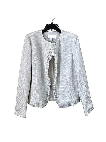 HUGO BOSS Komina Fringe Tweed Blazer Blazer (view 1)