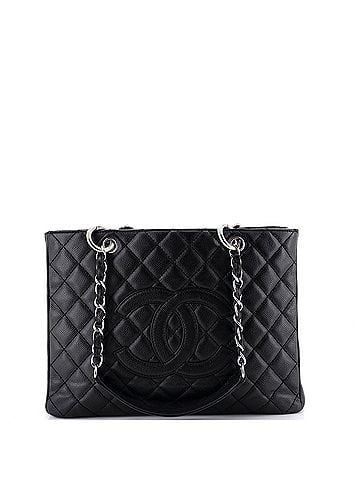 Chanel Grand Shopping Tote Quilted Caviar (view 1)