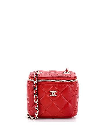 Chanel Classic Vanity Case with Chain Quilted Lambskin Mini (view 1)