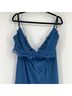 Lovely 100% Polyester Blue Casual Dress Size 18 - photo 6