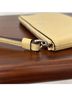 Coach 100% Leather Solid Yellow Gold Leather Wristlet One size - photo 6