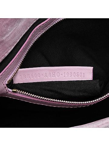Fendi Zucca Embossed Velvet Baguette Satchel (view 2)