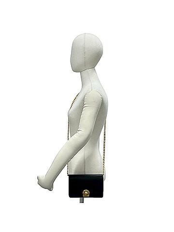 Prada PRADA Prada Logo Hardware Saffiano Leather Genuine Chain Mini Shoulder Bag Pouch Black 52985 (view 2)