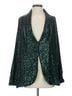 Show Me Your Mumu Solid Green Jacket Size XXL - photo 1