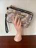 Betsey Johnson 100% Polyurethane 100% Polyester Floral Gray Multi Color Wristlet One size - photo 12