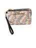 Betsey Johnson 100% Polyurethane 100% Polyester Floral Gray Multi Color Wristlet One size - photo 1
