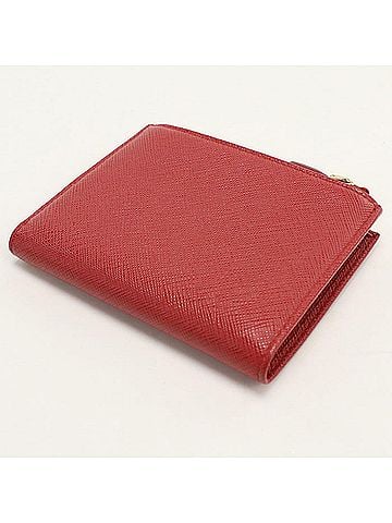 Prada PRADA bi-fold wallet 1ML023 QWA F068Z Saffiano leather women's red (view 2)