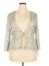 R&M Richards 58% Nylon 40% Polyester 2% Spandex 100% Polyester Gray Jacket Size 18 - photo 1