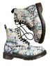 Dr. Martens Floral Multi Color Boots Size 8 - photo 1