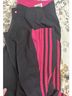 Adidas 100% Polyester Black Blue Pink Active Pants Size M - photo 5