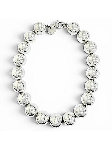 Tiffany & Co. TIFFANY&Co. Tiffany HardWear Ball Bracelet, 925 Sterling Silver, Weight 20.13g, Women's, Highly Recommended! (view 1)