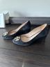 Tory Burch Black Wedges Size 6 1/2 - photo 3