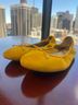 Sam Edelman 100% Suede Solid Yellow Flats Size 9 - photo 3