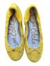Sam Edelman 100% Suede Solid Yellow Flats Size 9 - photo 1