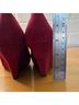 Pied Juste 100% Suede Solid Red Heels Size EU 37 - photo 11