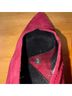 Pied Juste 100% Suede Solid Red Heels Size EU 37 - photo 7