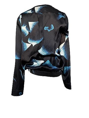 Diane von Furstenberg New Issie Two Silk 3/4 Sleeve Blouse (view 2)