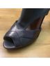 Donald J Pliner 100% Leather Brown Gold Heels Size 9 - photo 8