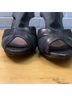 Donald J Pliner 100% Leather Brown Gold Heels Size 9 - photo 4
