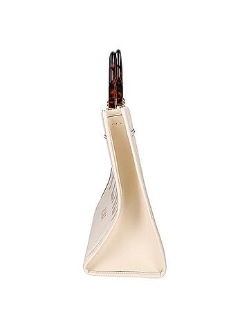 Fendi FENDI 8BH386 Calf Leather Sunshine Medium Handbag Tote Bag Off-White Gold Hardware Women's (view 2)
